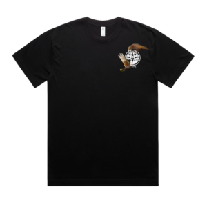 Kākā Black Box Tee – Native Birds of Aotearoa